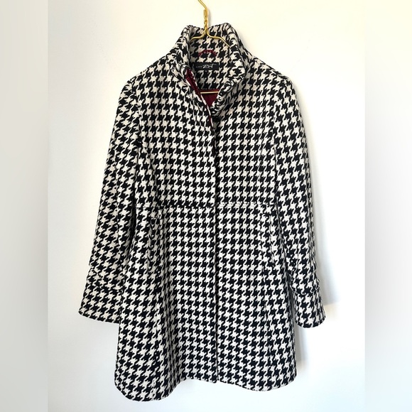 Black Rivet Jackets & Blazers - Black Rivet Houndstooth Wool Blend Heavyweight Lined Jacket Coat Women’s XL